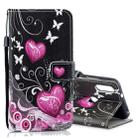Peach Heart Pattern Horizontal Flip Leather Case for Xiaomi Mi Play, with Holder & Card Slots & Wallet - 1