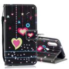 Colored Heart Pattern Horizontal Flip Leather Case for Xiaomi Mi Play, with Holder & Card Slots & Wallet - 1