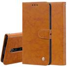 Business Style Oil Wax Texture Horizontal Flip Leather Case for Xiaomi Redmi K20 / K20 Pro, with Holder & Card Slots & Wallet (Brown) - 1