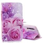 Rose Pattern Horizontal Flip Leather Case for Xiaomi Mi 9, with Holder & Card Slots & Wallet - 1