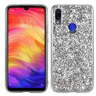 Glitter Powder Shockproof TPU Case for Xiaomi Redmi Note 7 (Silver) - 1