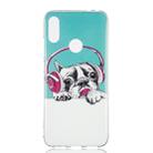 Headphone Puppy Pattern Noctilucent TPU Soft Case for Xiaomi Redmi Note 7 - 2