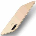 MOFI for  Xiaomi Redmi Note 5 Pro PC Ultra-thin Edge Fully Wrapped Protective Back Cover Case (Gold) - 1