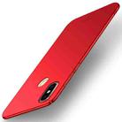 MOFI for  Xiaomi Redmi Note 5 Pro PC Ultra-thin Edge Fully Wrapped Protective Back Cover Case (Red) - 1