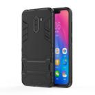 Shockproof PC + TPU  Case for Xiaomi Pocophone F1, with Holder(Black) - 1