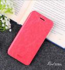 MOFI Crazy Horse Texture Horizontal Flip Shockproof Protective Leather Case for Xiaomi Mi 8 Lite, with Holder(Magenta) - 1