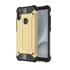 For Xiaomi  Redmi Note 5 Pro Full-body Rugged TPU + PC Combination Back Cover Case (Gold) - 1