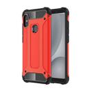 For Xiaomi  Redmi Note 5 Pro Full-body Rugged TPU + PC Combination Back Cover Case (Red) - 1