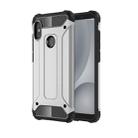 For Xiaomi  Redmi Note 5 Pro Full-body Rugged TPU + PC Combination Back Cover Case (Silver) - 1