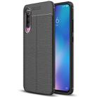 Litchi Texture TPU Protective Case for Xiaomi Mi 9(Black) - 1