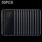 50 PCS 0.75mm Transparent TPU Protective Case for Xiaomi Pocophone F1 - 1