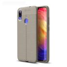 Litchi Texture TPU Shockproof Case for Xiamo Redmi Note 7 / Redmi Note 7 Pro(Grey) - 1