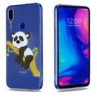 High Transparent Painted Panda on the Tree Pattern TPU Case for Xiaomi Redmi Note 7 / Redmi Note 7 Pro - 1