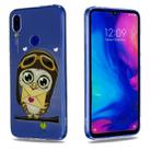 High Transparent Painted Envelope Owl Pattern TPU Case for Xiaomi Redmi Note 7 / Redmi Note 7 Pro - 1