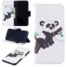 Colored Drawing Panda on the Tree Pattern Horizontal Flip Leather Case for Xiaomi Redmi Note 7 / Redmi Note 7 Pro, with Holder & Card Slots & Wallet - 1