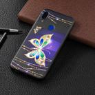Embossed Painted Big Butterfly Pattern TPU Case for Xiaomi Redmi Note 7 / Redmi Note 7 Pro - 1
