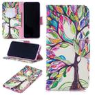 Colored Drawing Tree of Life Pattern Horizontal Flip Leather Case for Xiaomi Redmi Note 7 / Redmi Note 7 Pro, with Holder & Card Slots & Wallet - 1