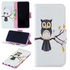 Colored Drawing Eagle on The Tree Pattern Horizontal Flip Leather Case for Xiaomi Redmi Note 7 / Redmi Note 7 Pro, with Holder & Card Slots & Wallet - 1