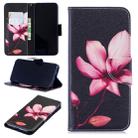 Colored Drawing Lotus Pattern Horizontal Flip Leather Case for Xiaomi Redmi Note 7 / Redmi Note 7 Pro, with Holder & Card Slots & Wallet - 1