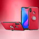 Magnetic 360 Degree Rotation Ring Holder Armor Protective Case for Xiaomi Redmi 6 Pro (Red) - 1