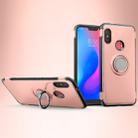 Magnetic 360 Degree Rotation Ring Holder Armor Protective Case for Xiaomi Redmi 6 Pro (Rose Gold) - 1