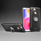 Magnetic 360 Degree Rotation Ring Holder Armor Protective Case for Xiaomi Redmi 6A (Black) - 1