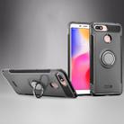 Magnetic 360 Degree Rotation Ring Holder Armor Protective Case for Xiaomi Redmi 6A (Grey) - 1