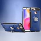Magnetic 360 Degree Rotation Ring Holder Armor Protective Case for Xiaomi Redmi 6A (Blue) - 1