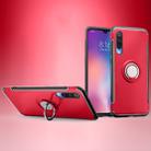 Magnetic Armor Protective Case for Xiaomi Mi 9, with 360 Degree Rotation Ring Holder(Red) - 1