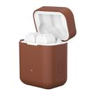 Silicone Earphones Charging Box Protective Case for Xiaomi Air(Coffee) - 3