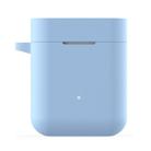 Silicone Earphones Charging Box Protective Case for Xiaomi Air(Sky Blue) - 2