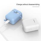 Silicone Earphones Charging Box Protective Case for Xiaomi Air(White) - 4
