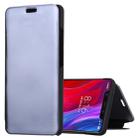 Mirror Clear View Horizontal Flip PU Leather Case for Xiaomi Mi 8, with Holder (Black) - 1