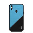 MOFI Shockproof TPU + PC + Cloth Pasted Case for Xiaomi Mix 3 (Blue) - 1