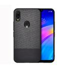 Shockproof Splicing PU + Cloth Protective Case for Xiaomi Redmi 7 (Black) - 1