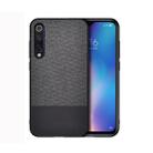 Shockproof Splicing PU + Cloth Protective Case for Xiaomi Mi 9(Black) - 1