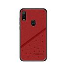 PINWUYO Full Coverage Waterproof Shockproof PC+TPU+PU Protective Case for Xiaomi Redmi 7 (Red) - 1