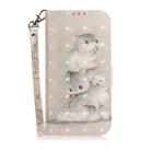 Squirrels Pattern 3D Coloured Drawing Horizontal Flip Leather Case for Xiaomi Redmi 7, with Holder & Card Slots & Wallet - 1