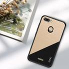 MOFI Shockproof TPU + PC + Cloth Pasted Case for Xiaomi Redmi 6 (Gold) - 1