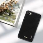 MOFI Shockproof TPU + PC + Cloth Pasted Case for Xiaomi Redmi 6A (Black) - 1