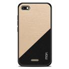 MOFI Shockproof TPU + PC + Cloth Pasted Case for Xiaomi Redmi 6A (Gold) - 2