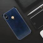 MOFI PC+TPU+PU Leather Case for Xiaomi Redmi 6 Pro(Blue) - 1