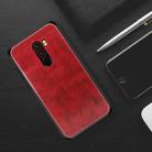 MOFI PC+TPU+PU Leather Case for Xiaomi Pocophone F1(Red) - 1