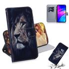 Lion Pattern Coloured Drawing Horizontal Flip Leather Case for Xiaomi Redmi 7, with Holder & Card Slots & Wallet - 1