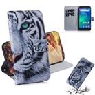 Tiger Pattern Coloured Drawing Horizontal Flip Leather Case for Xiaomi Redmi Go, with Holder & Card Slots & Wallet - 1