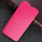 MOFI Crazy Horse Texture Horizontal Flip Shockproof Leather Case for Xiaomi Play, with Holder(Rose Red) - 1