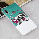 Luminous Headphone Puppy Pattern Shockproof TPU Protective Case for Xiaomi Redmi Note 6 - 1