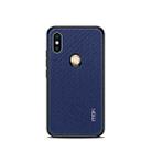 MOFI Cloth Surface + PC + TPU Case for Xiaomi Mi 8(Blue) - 1