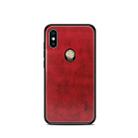 MOFI Shockproof PU Paste PC Case for Xiaomi Mi 8 (Red) - 1