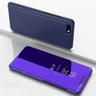 Electroplating Mirror Horizontal Flip Leather Case for Xiaomi Redmi Go , with Holder (Purple Blue) - 1